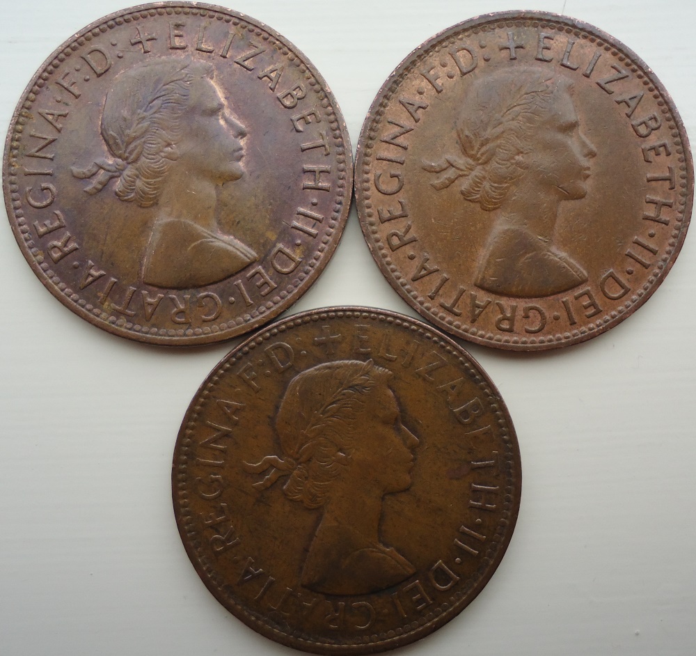 Best-Grade-Pennies-In-The-Common-Dates-Pile-Aus-Obvs----Grading